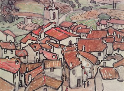View of Grimaud by Anne L. Falkner